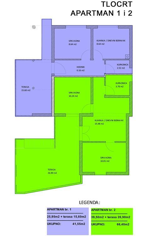 Apartments Mas-Rafaj Vir Ngoại thất bức ảnh
